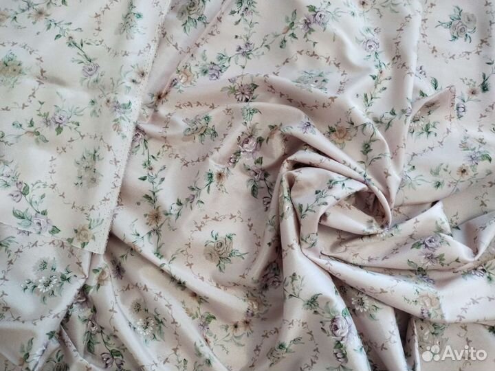 Ткань, шелк,хлопок, штапель