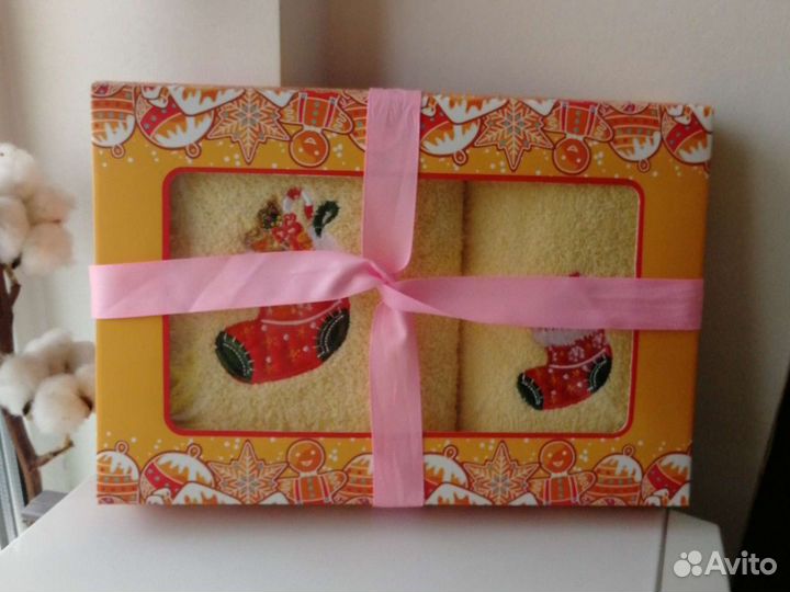 Наволочка, подарочный набор полотенец