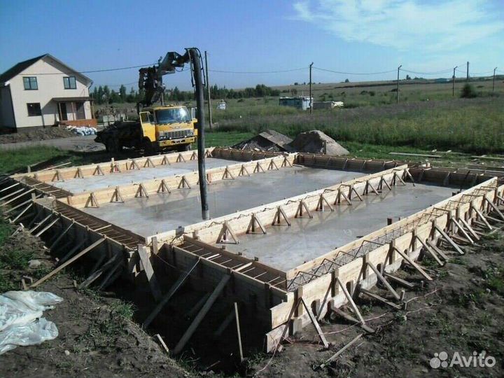 Бетонные работы,сварочные и монтаж стен и дамов
