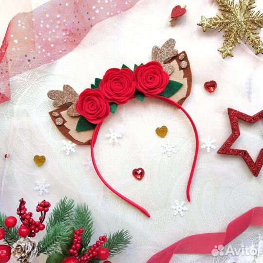 Бантики заколки повязки ободки для волос