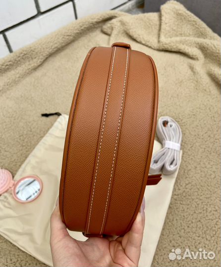 Сумка седло polene numero dix коричневая