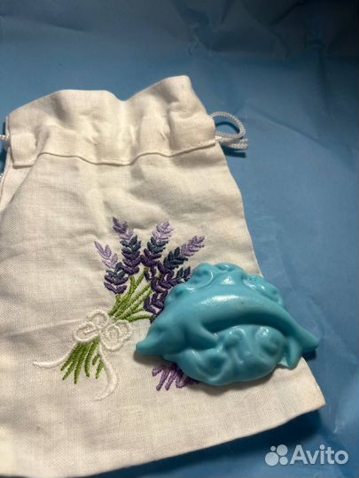 Мыло ручной работы ракушка и дельфин