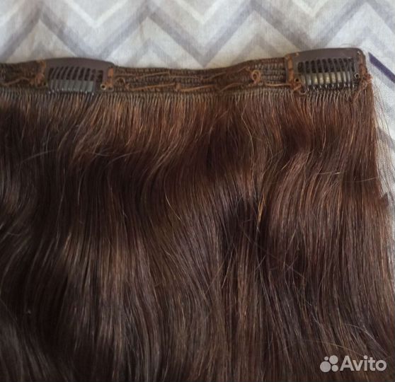 Волосы натуральные на трессе