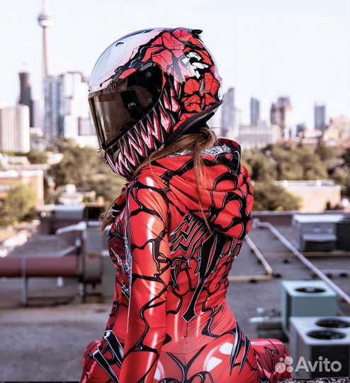 Интеграл HJC rpha 11 carnage marvel MC1 M и L