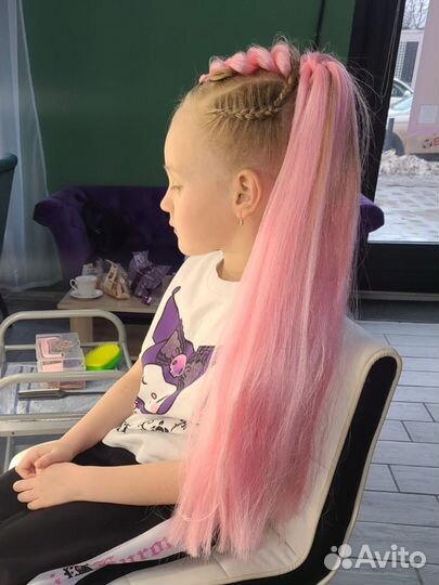 Детские косы, плетения,прически на праздник,локоны