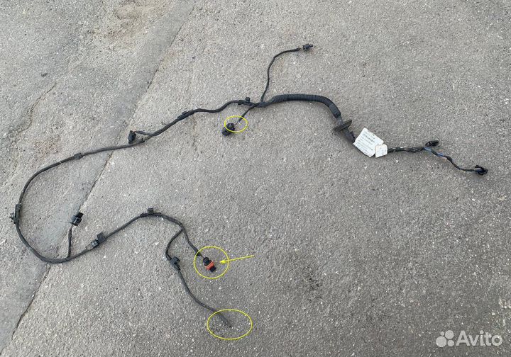 Проводка заднего бампера под парктроники Tiguan 1