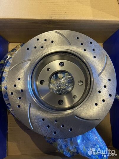 Диск тормозной перфорированный Hyundai Accent