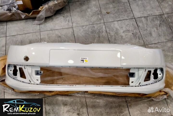 Бампер Volkswagen Polo (2009-2015) Белый Все цвета