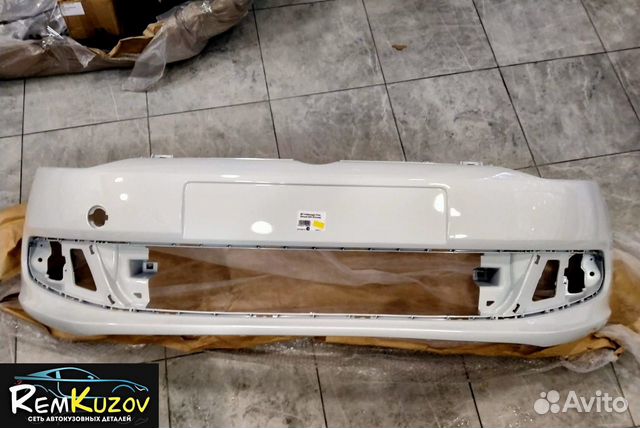 Бампер Volkswagen Polo (2009-2015) Белый Все цвета