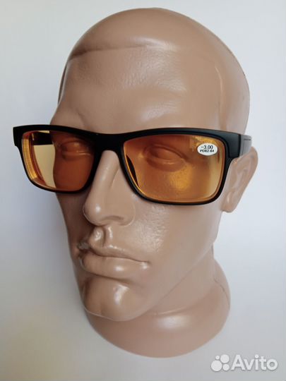 Очки антифары с диоптриями Fabia Monti -3,0