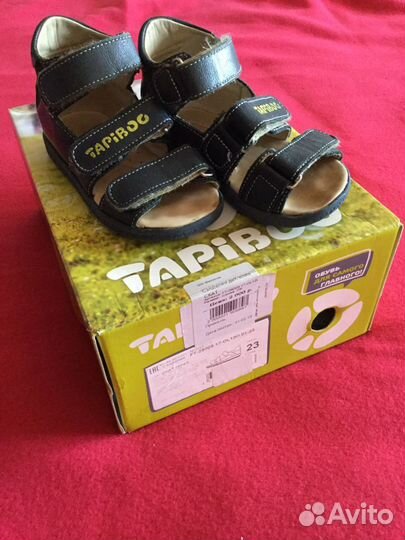 Сандалии ортопедические кожаные Tapiboo