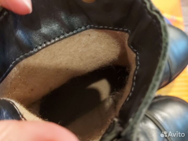 Полусапоги утепленные детские размер 32