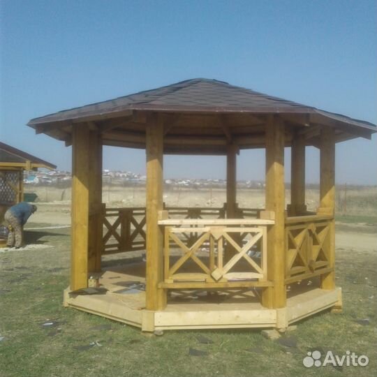 Беседка из дерева для дачи,дома