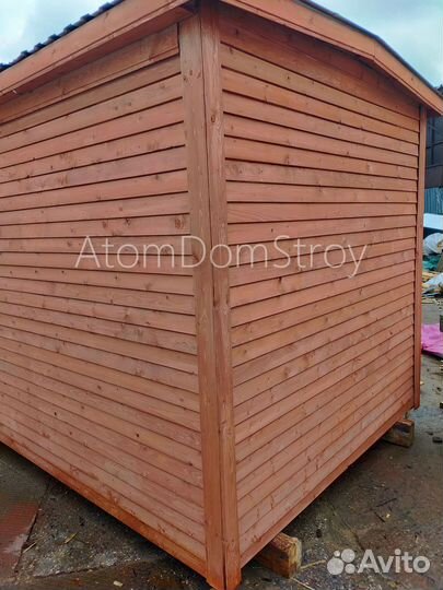 Бытовка деревянная утепленная с электрикой