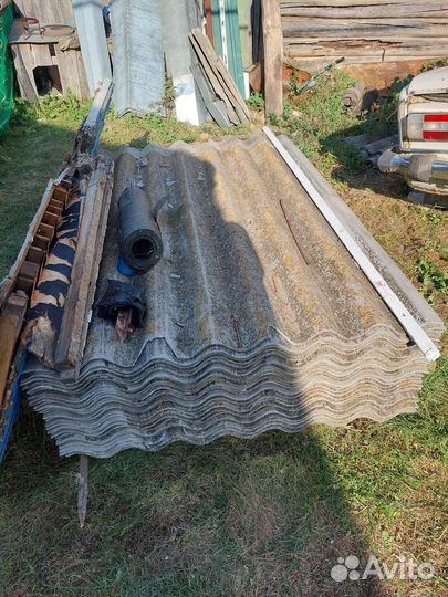 Шифер волновой бу