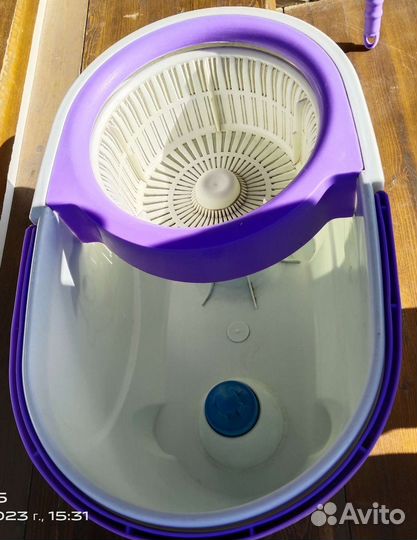 Швабра с ведром и отжимом бу