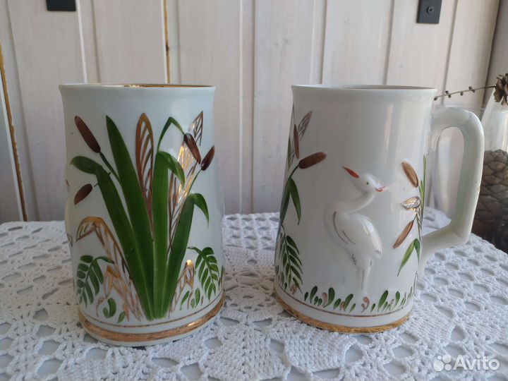 Чайная пара большая Мальва Барановка