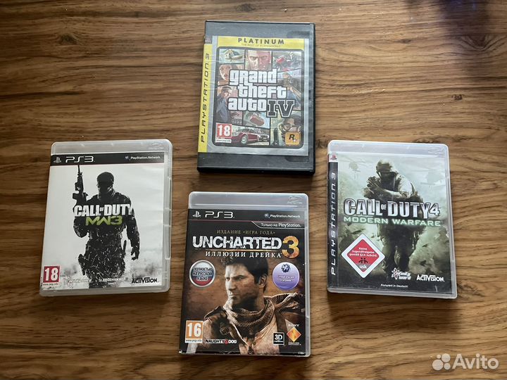 Игры на Playstation 3 / COD, Uncharted, GTA