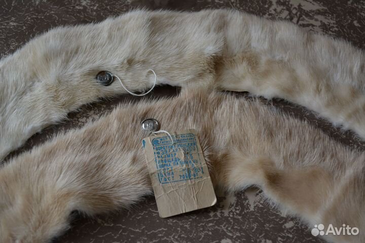 Меховой воротник норка