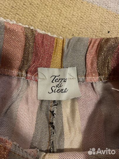 Брюки с люрексом