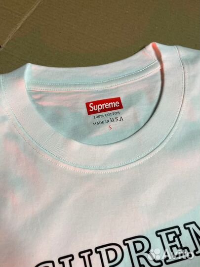 Футболка Supreme Белая хлопковая