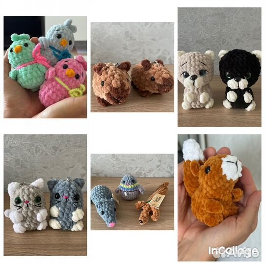 Вязаные игрушки ручной работы