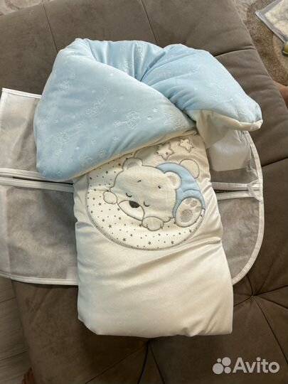 Конверт на выписку зимний для мальчика