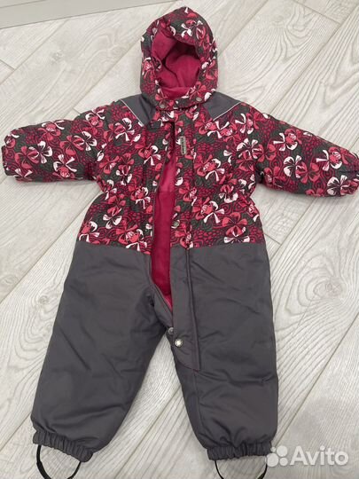 Зимний комбинезон для девочки 80 размер