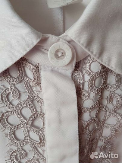 Медицинский халат женский с кружевом