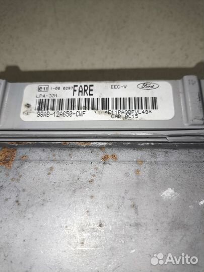 Ford focus1, эбу двигателя