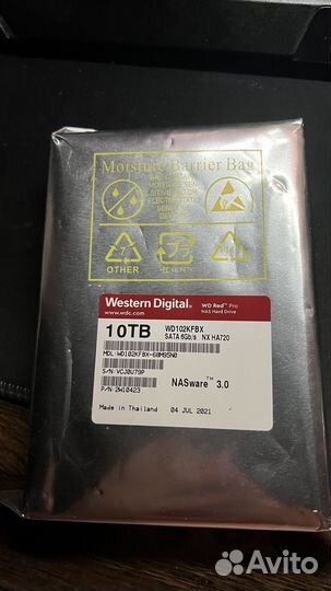 Жесткий диск WD RED PRO 10Tb