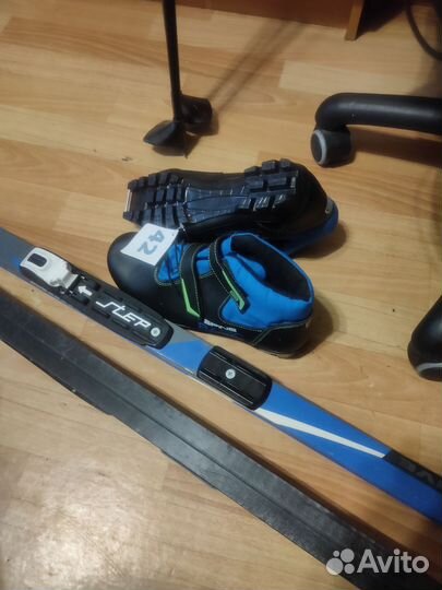 Лыжи беговые 185 комплект