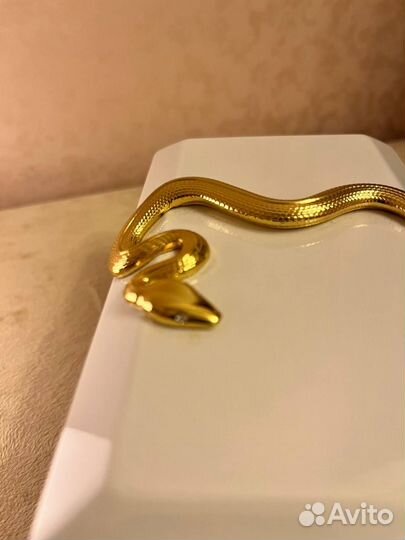 Клатч Kilian со змеей женский вечерний белый