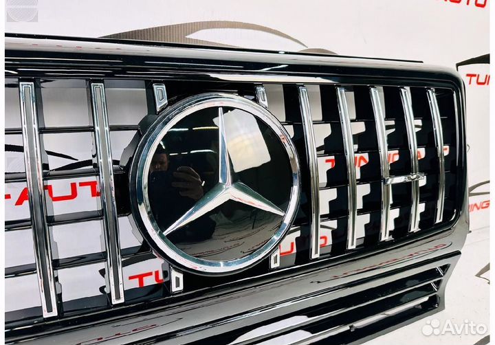 Решетка радиатора Mercedes Benz G klass 1990-2018