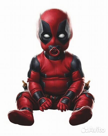 Бэби Дэдпул(Baby Deadpool) Люди Икс(X-Men) Фигурка