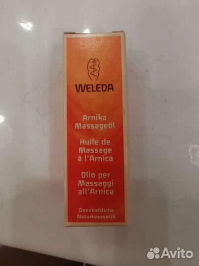 Weleda массажное масло с арникой, 10ml