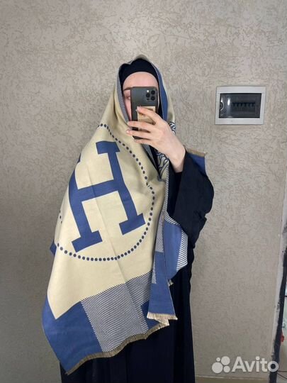 Шарф теплый эрмес