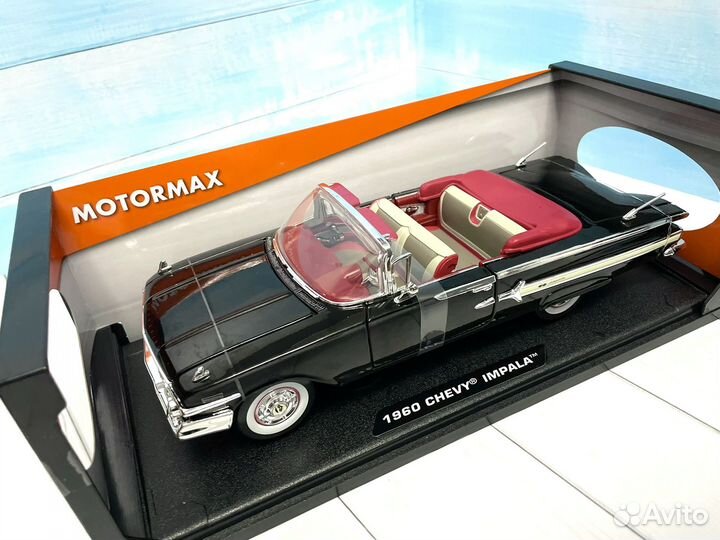 Модель Chevrolet Impala 1960 1:18 Motormax