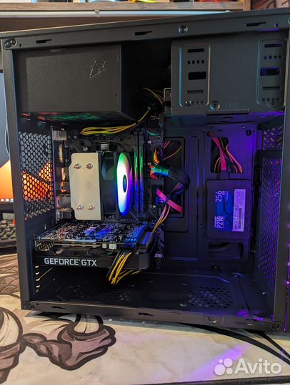 Игровой компьютер intel core i3 9100F + GTX 1660S