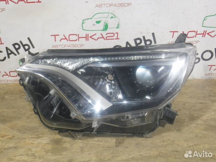 Фара левая toyota RAV 4 (2015-2019) галоген