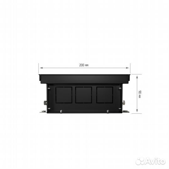 Конвектор Royal atrium-90/200/2400-DG-U-NA