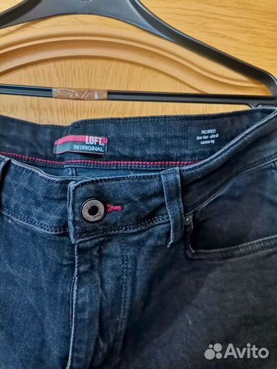 Джинсы Loft w31/l32 черные+футболка kappa и puma