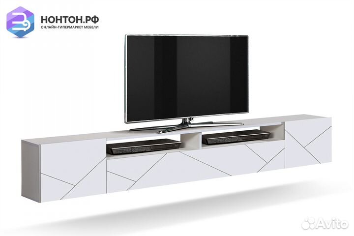 Тв-тумба Прага New белый /софт белый