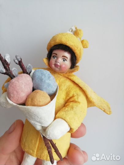 Бронь для Екатерины Ватная игрушка пасхальная