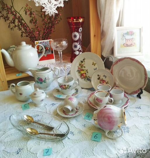 Посуда фарфор, гдр,Чехия,Хайта, лфз,Дулево СССР