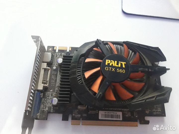 Видеокарта palit gtx 560 в отличном состоянии