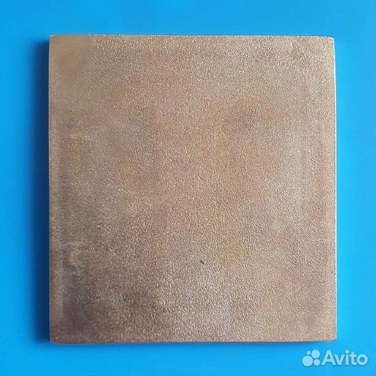 Неопалимая Купина медная икона с эмалью