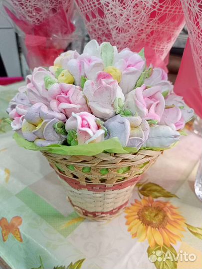 Букет из зефира