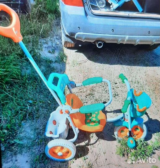 Детский трехколесный велосипед бу