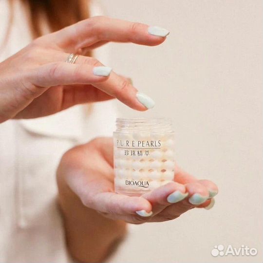 Увлажняющий крем для лица с жемчужной пудрой, 60г